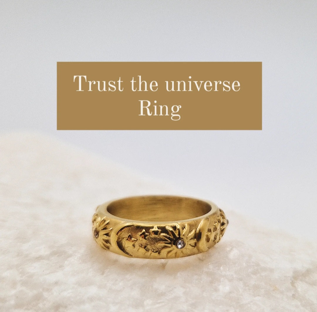 Trust the Universe Ring