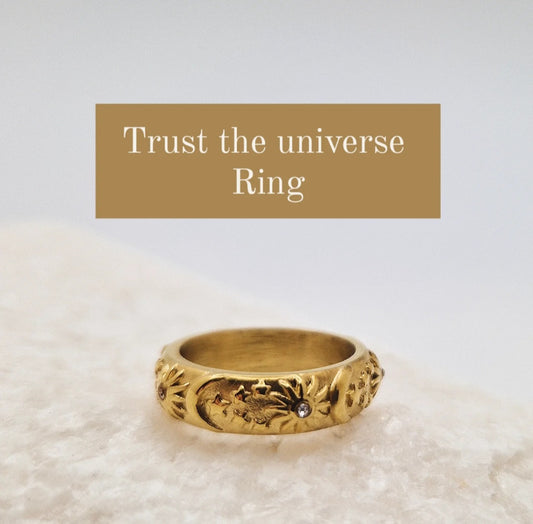 Trust the Universe Ring