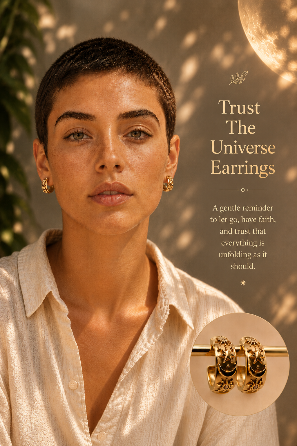 Trust the Universe Earrings