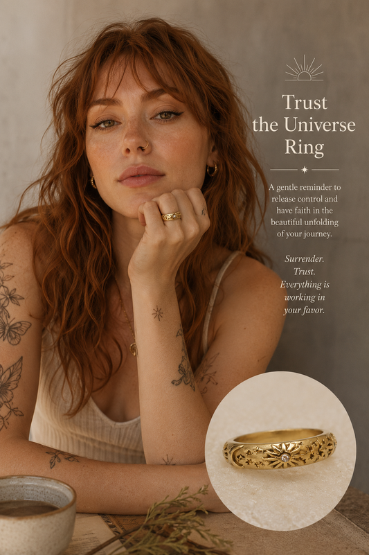 Trust the Universe Ring